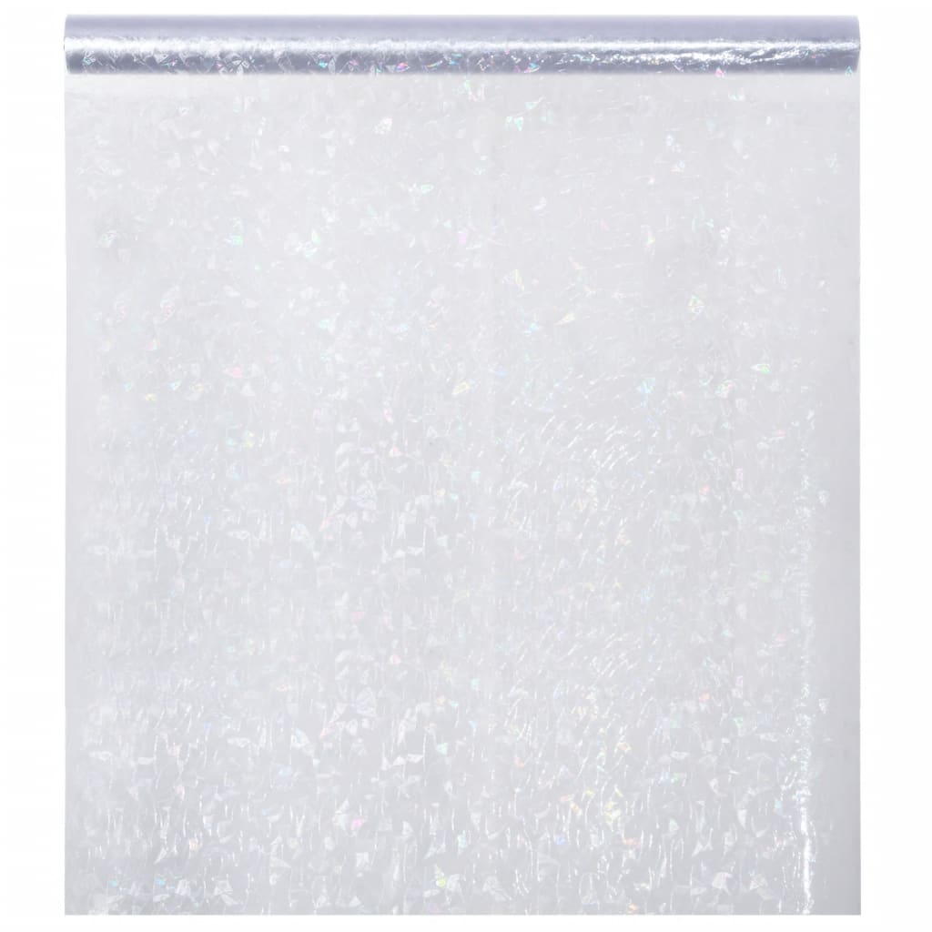 Vidaxx Fensterfolie 3D Regenbogenmuster matt 90x1000 cm PVC