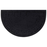 Vidaxx Fußmatte halbrund 45x75 cm Gummi und Kokosfaser