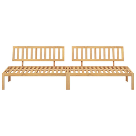 Vidaxl tuinmiddenbanken 2 st pallet massief acaciahout