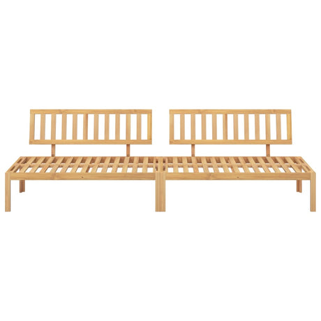Vidaxl tuinmiddenbanken 2 st pallet massief acaciahout