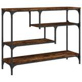 Vidaxl wandtafel 100x30x75 cm bewerkt hout gerookt eikenkleurig