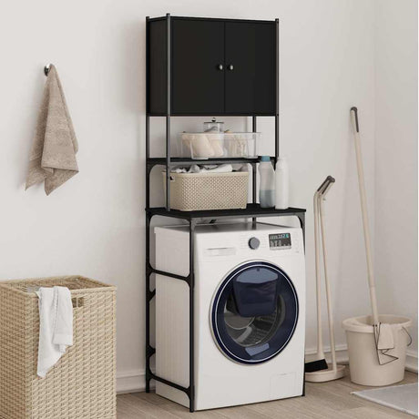 Vidaxx Waschmaschinenschrank 68x48,5x194 cm schwarz