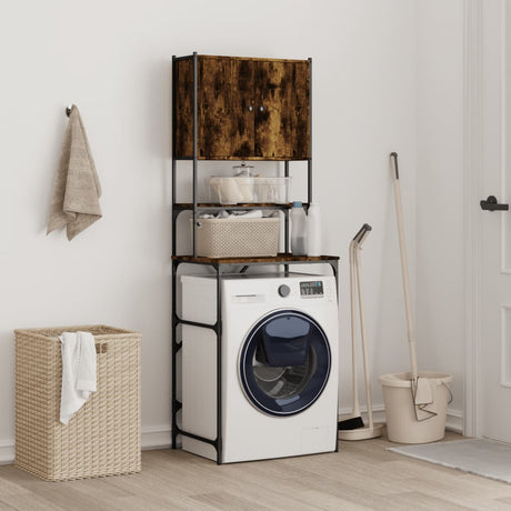 Vidaxx Waschmaschinenschrank 68x48,5x194 cm Räuchereiche