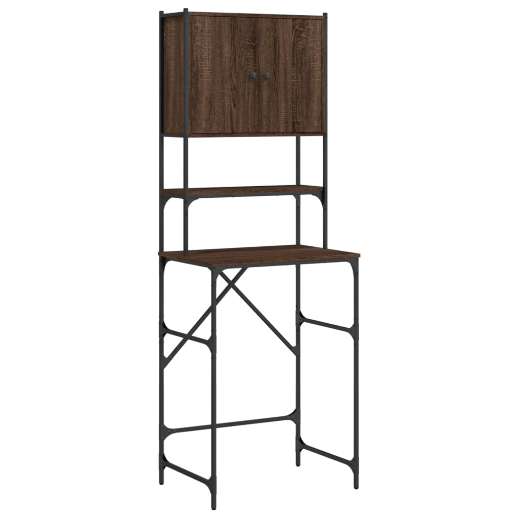 Vidaxx Waschmaschinenschrank 68 x 48,5 x 194 cm, Farbe Eiche braun