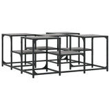 Vidaxl salontafel 91x91x40 cm bewerkt hout grijs sonoma eikenkleurig