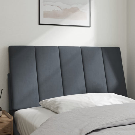 Vidaxl hoofdbordkussen hanko donkergrijs 100 cm fluweel