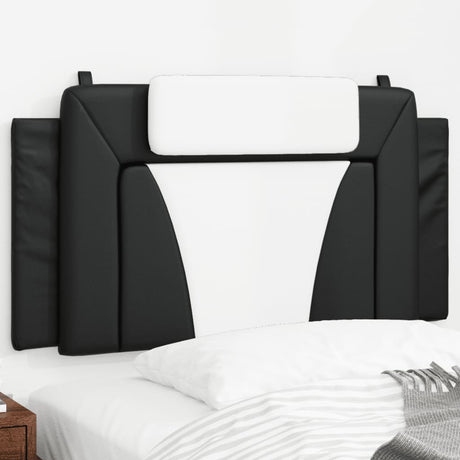 Vidaxl hoofdbordkussen viana zwart-wit 100 cm kunstleer