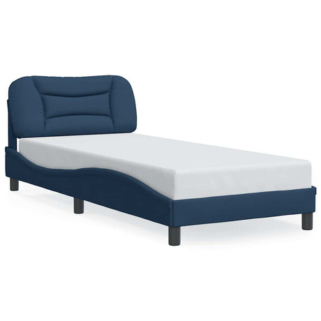 Vidaxl bedframe zonder matras hvar 80x200 cm stof blauw