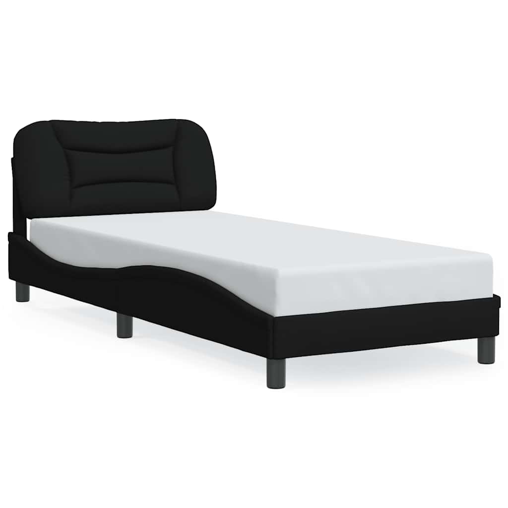 Vidaxl bedframe zonder matras hvar 90x190 cm stof zwart
