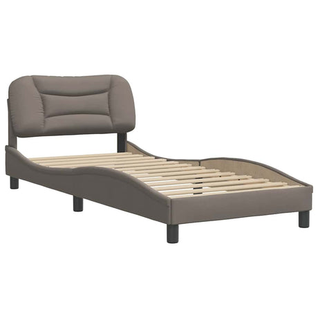 Vidaxl bedframe zonder matras hvar 90x190 cm stof taupe