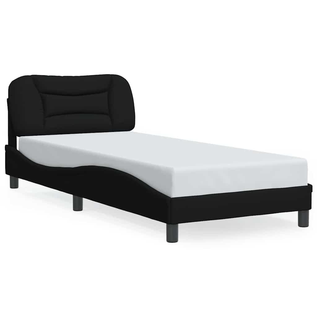 Vidaxl bedframe zonder matras hvar 90x200 cm stof zwart