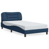 Vidaxl bedframe zonder matras hvar 100x200 cm stof blauw