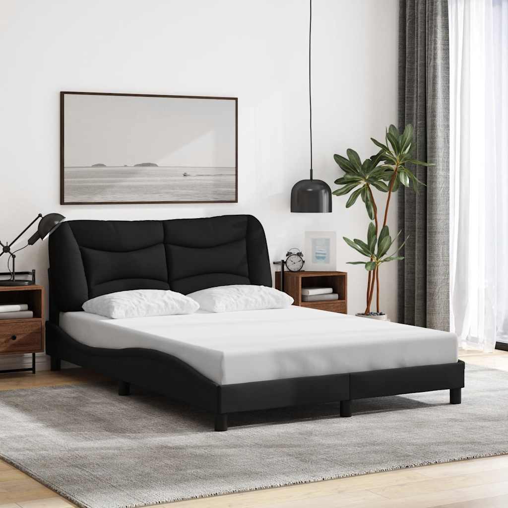 Vidaxl bedframe zonder matras hvar 120x200 cm stof zwart