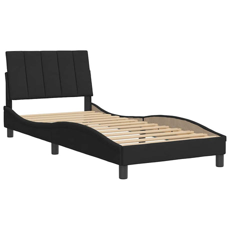 Vidaxl bedframe zonder matras hanko fluweel zwart 80x200 cm