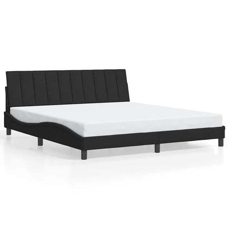 Vidaxl bedframe zonder matras hanko 180x200 cm fluweel zwart