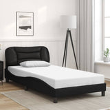 Vidaxl bedframe zonder matras hvar kunstleer zwart 100x200 cm