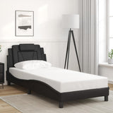Vidaxl bedframe viana zonder matras kunstleer zwart 90x190 cm