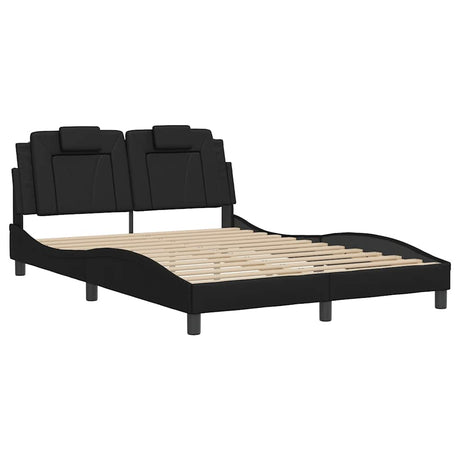 Vidaxl bedframe viana zonder matras kunstleer zwart 120x200 cm