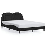 Vidaxl bedframe viana zonder matras kunstleer zwart 140x190 cm