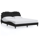 Vidaxl bedframe viana zonder matras kunstleer zwart 160x200 cm