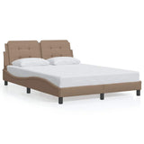 Vidaxl bedframe zonder matras zadar cappuccinokleurig 120x200 cm