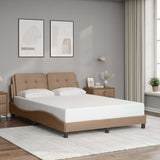 Vidaxl bedframe zonder matras zadar cappuccinokleurig 120x200 cm