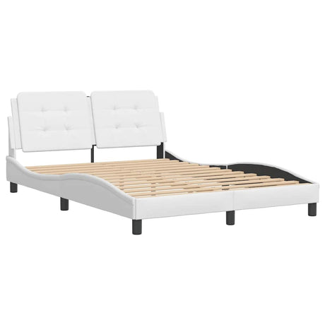 Vidaxl bedframe zonder matras zadar kunstleer wit 140x200 cm