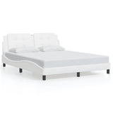 Vidaxl bedframe zonder matras zadar kunstleer wit 160x200 cm