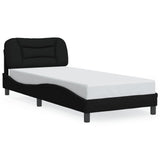 Vidaxl bedframe met led zonder matras hvar 80x200 cm stof zwart