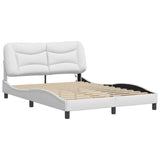 Vidaxl bedframe met led zonder matras hvar wit 140x200 cm