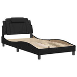 Vidaxl bedframe viana met led zonder matras zwart 100x200 cm