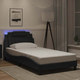 Vidaxl bedframe viana met led zonder matras zwart 100x200 cm