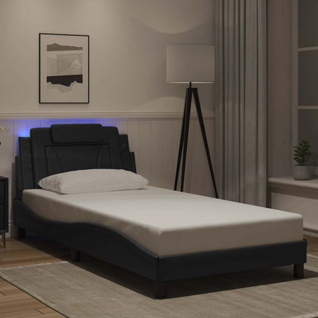 Vidaxl bedframe viana met led zonder matras zwart 100x200 cm
