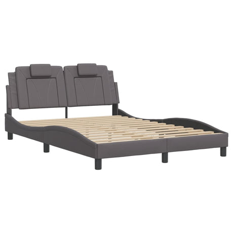 Vidaxl bedframe viana met led zonder matras grijs 120x200 cm