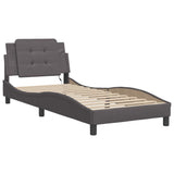 Vidaxl bedframe met led zonder matras zadar grijs 80x200 cm
