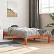 Vidaxl bedframe zonder matras massief grenenhout wasbruin 90x190 cm