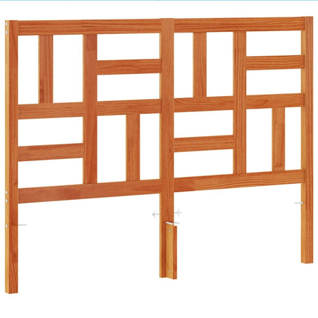 Vidaxl hoofdbord 150 cm massief grenenhout wasbruin