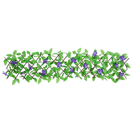 Vidaxx künstliche Efeupflanze am Spalier ausziehbar 180x20 cm grün