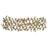 Vidaxx künstliche Efeupflanze am Spalier ausziehbar 180x20 cm dunkelrosa