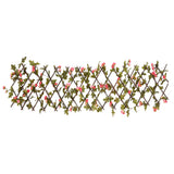 Vidaxx künstliche Efeupflanze am Spalier ausziehbar 180x20 cm dunkelrosa