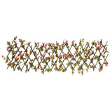 Vidaxx Kunstpflanze Efeu-Spalier 5 Stück ausziehbar 180x20 cm dunkelrosa