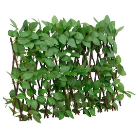 Vidaxl kunstplant klimop op latwerk uittrekbaar 180x30 cm groen