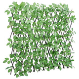 Vidaxx künstliche Efeupflanze am Spalier 5 Stück ausziehbar 180x65 cm grün
