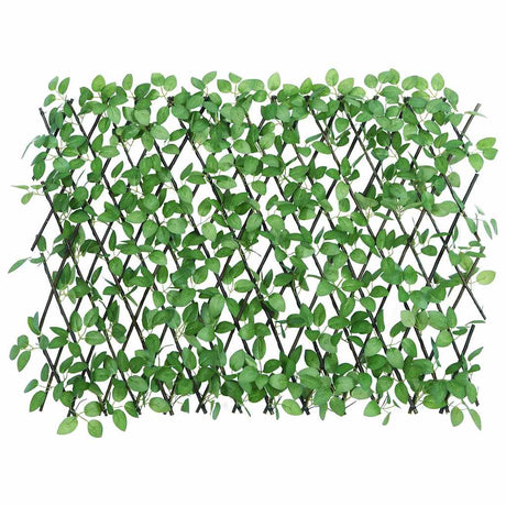 Vidaxx künstliche Efeupflanze am Spalier 5 Stück ausziehbar 180x65 cm grün