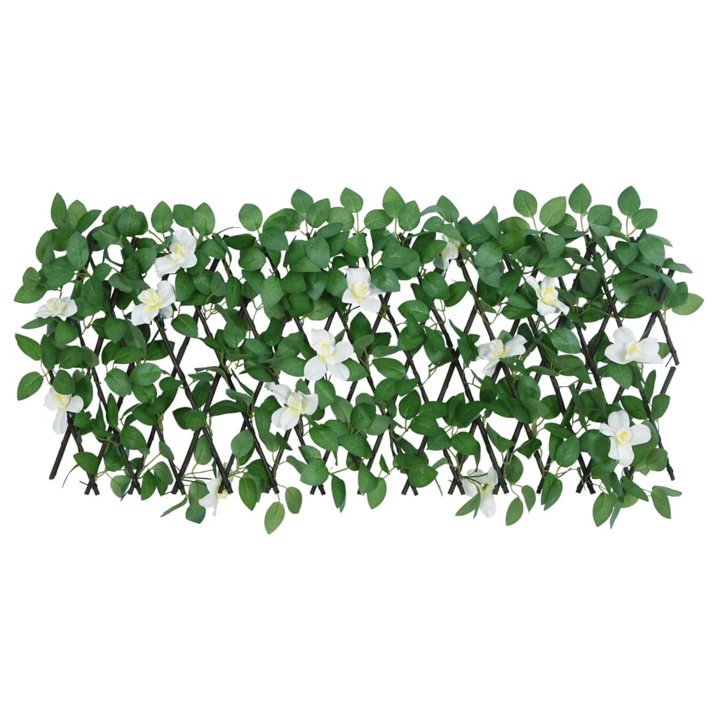 Vidaxx künstliche Efeupflanze am Spalier ausziehbar 180x30 cm grün