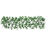 Vidaxx künstliche Efeupflanze am Spalier ausziehbar 180x30 cm grün