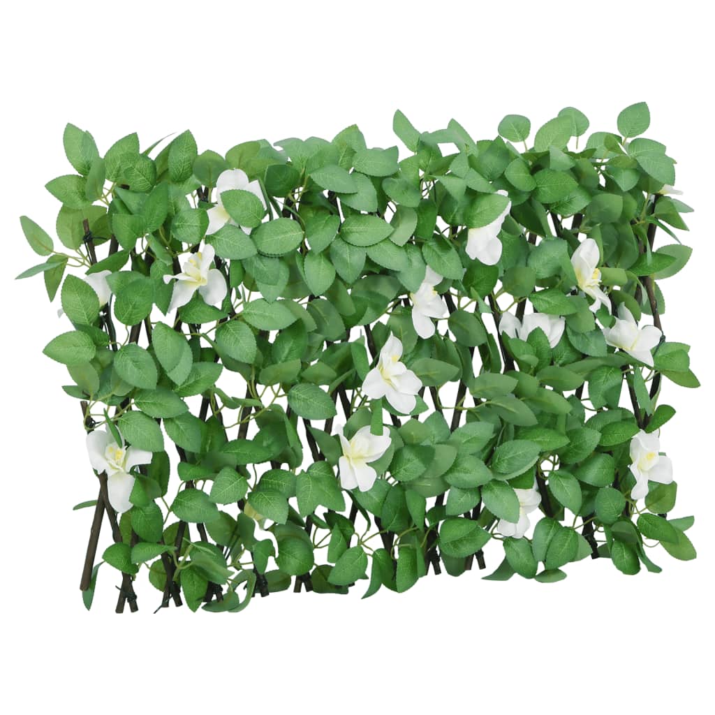 Vidaxx künstliche Efeupflanze am Spalier 5 Stück ausziehbar 180x30 cm grün