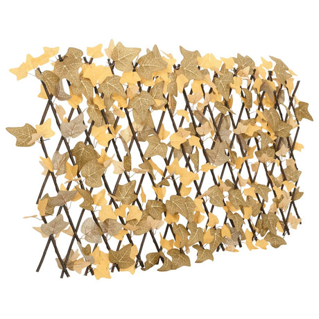 Vidaxx Kunstpflanze Ahornblatt-Spalier 5 Stk. ausziehbar 180x60 cm Orange