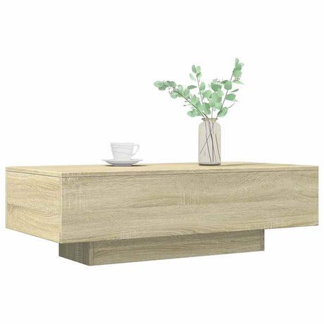 Vidaxl salontafel 100x49,5x31 cm bewerkt hout sonoma eikenkleurig