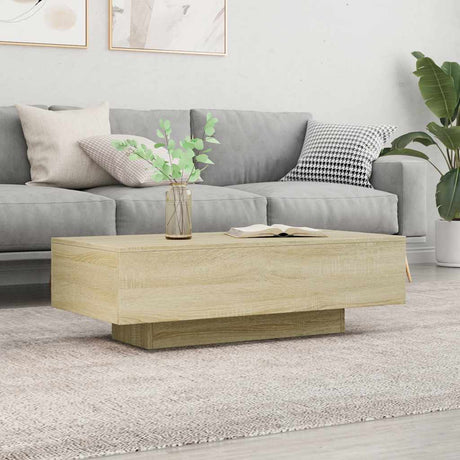 Vidaxl salontafel 100x49,5x31 cm bewerkt hout sonoma eikenkleurig